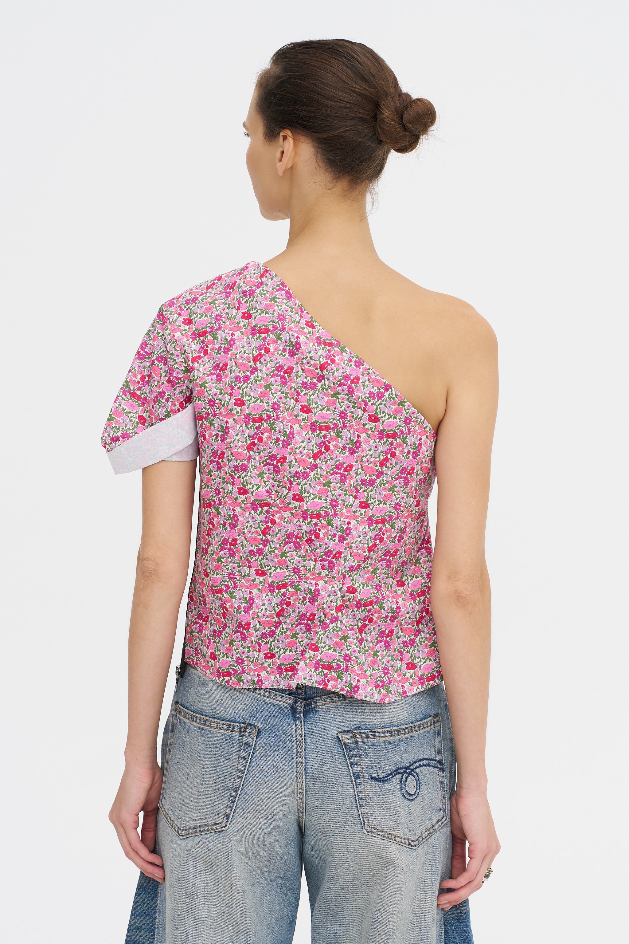 Athina Top, Pink Flower Explosion
