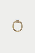 Allstone Trundle Lock Ring - 6, Yellow Gold