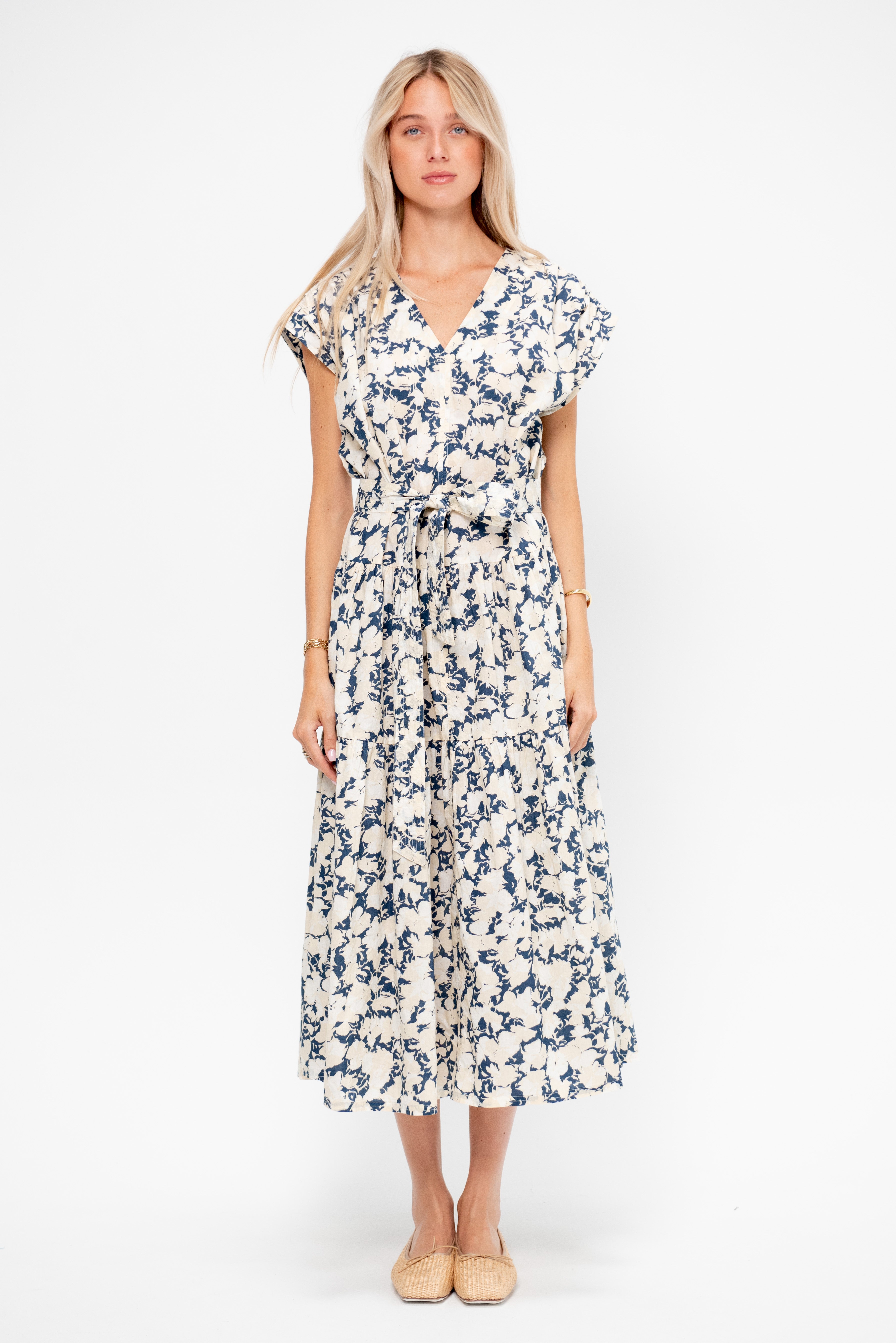 Agathe Tier Maxi,  Alina Floral Cream