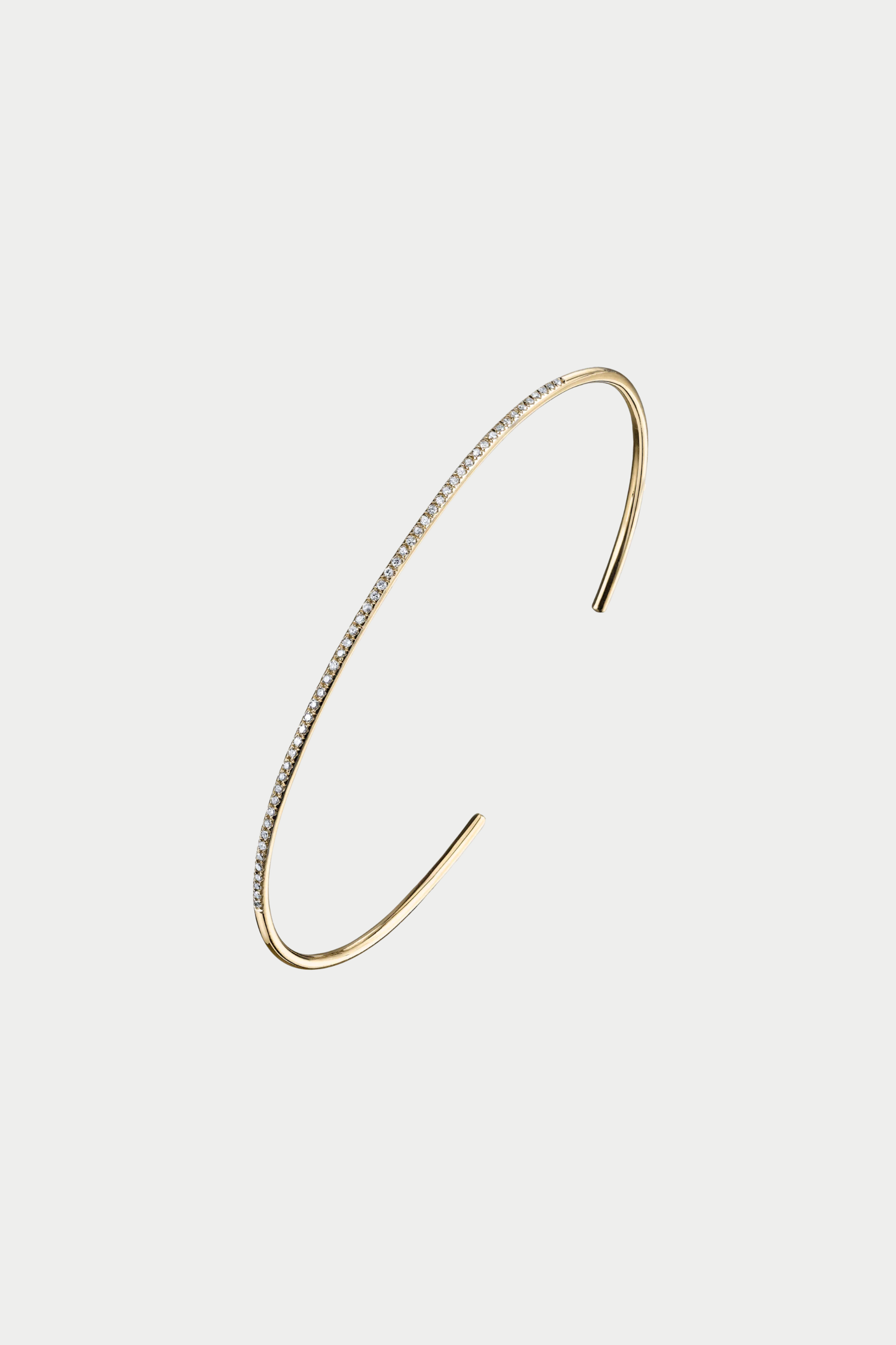 Axis Cuff, White Pave Diamonds