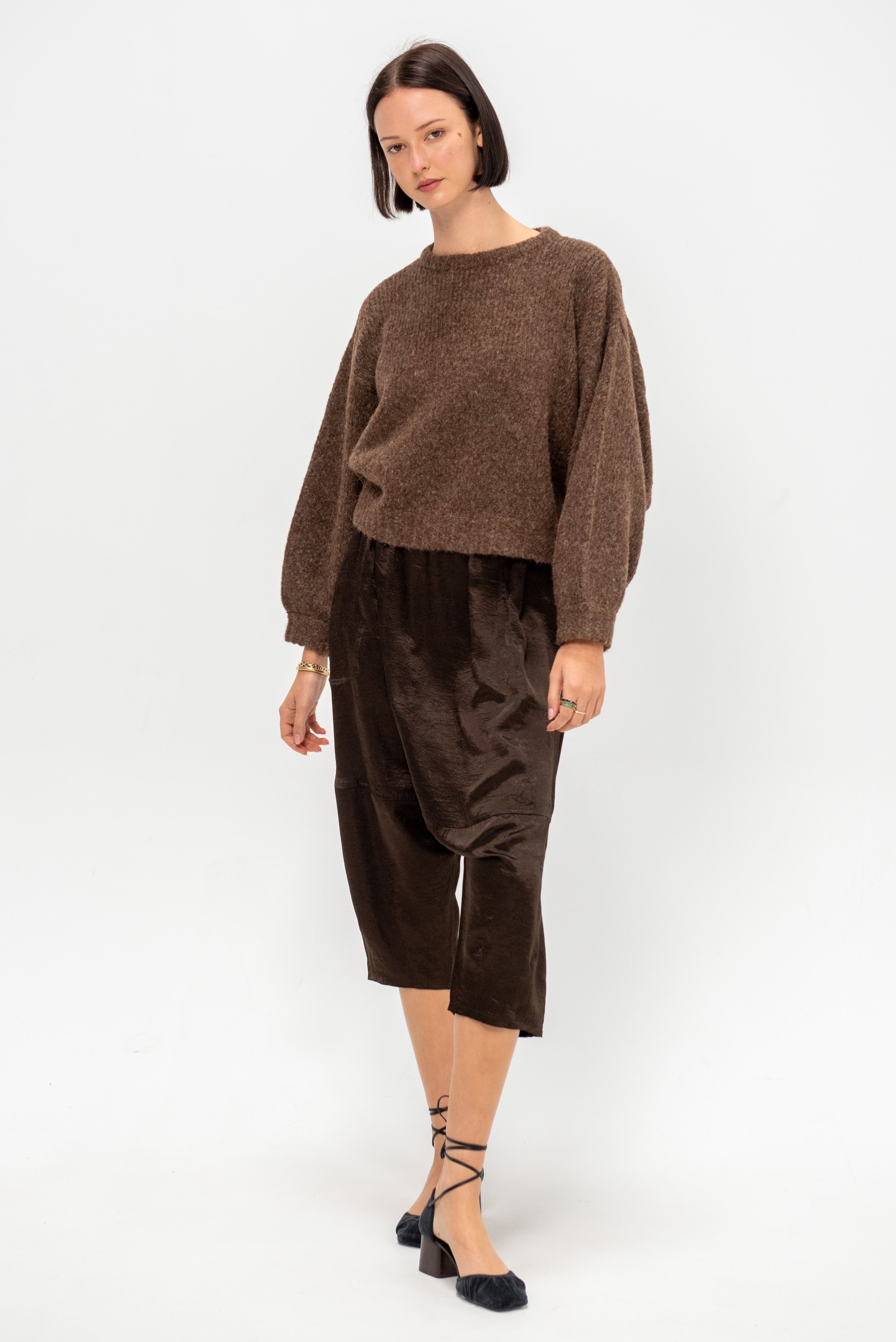 Balloon Sleeve Sweater