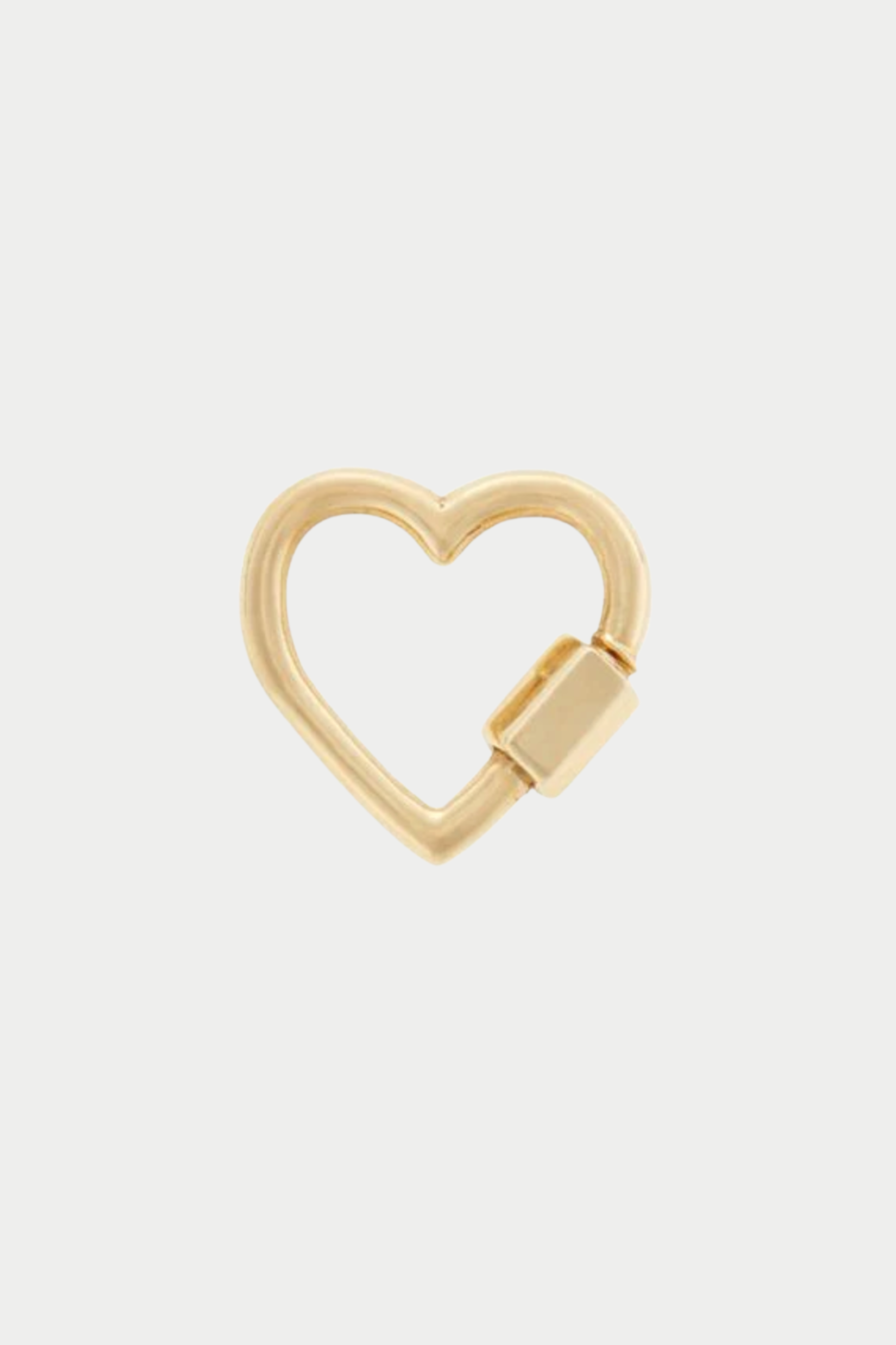 Baby Heart Lock, Yellow Gold