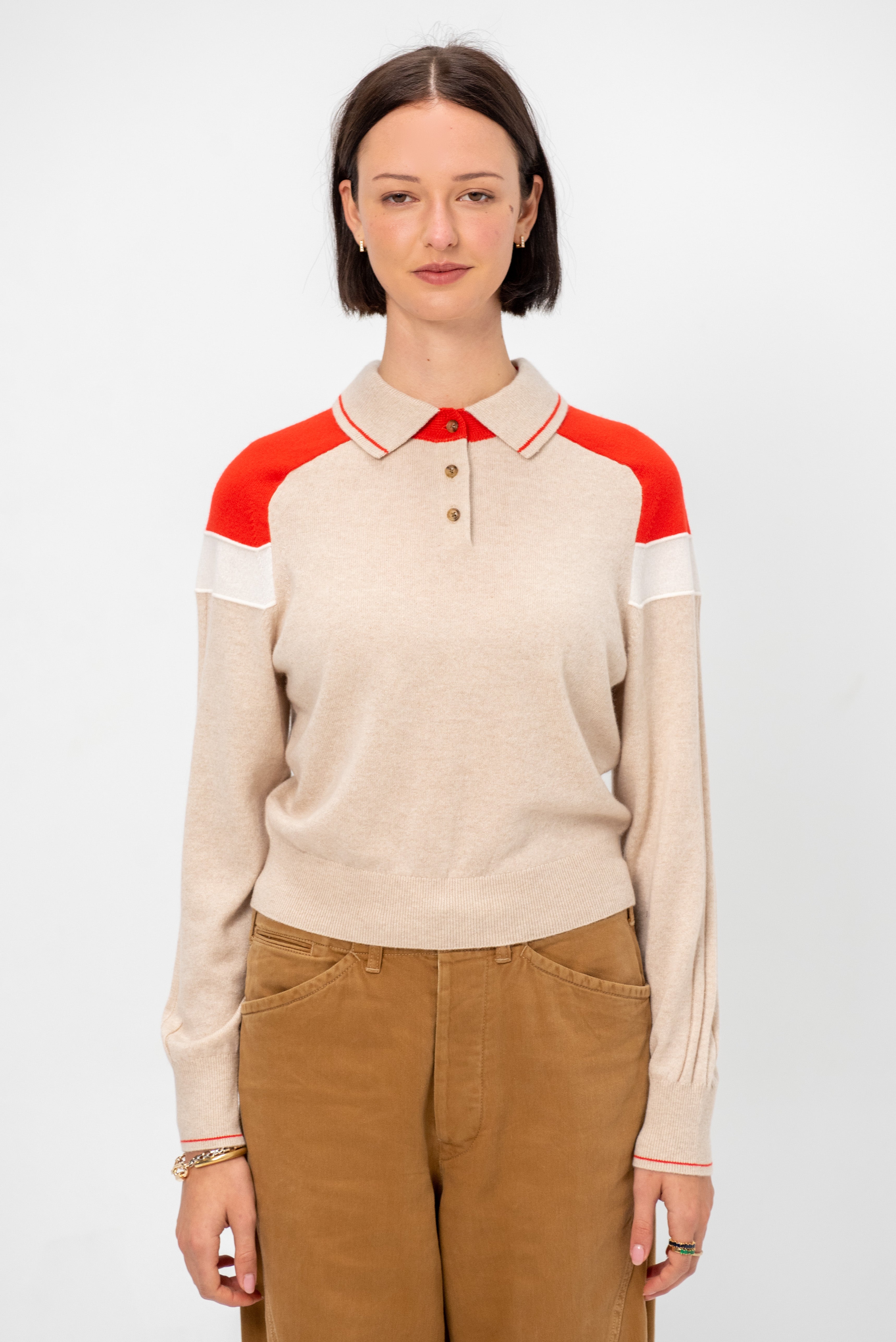 Alpine Collegiate Polo, Sandstone Combo