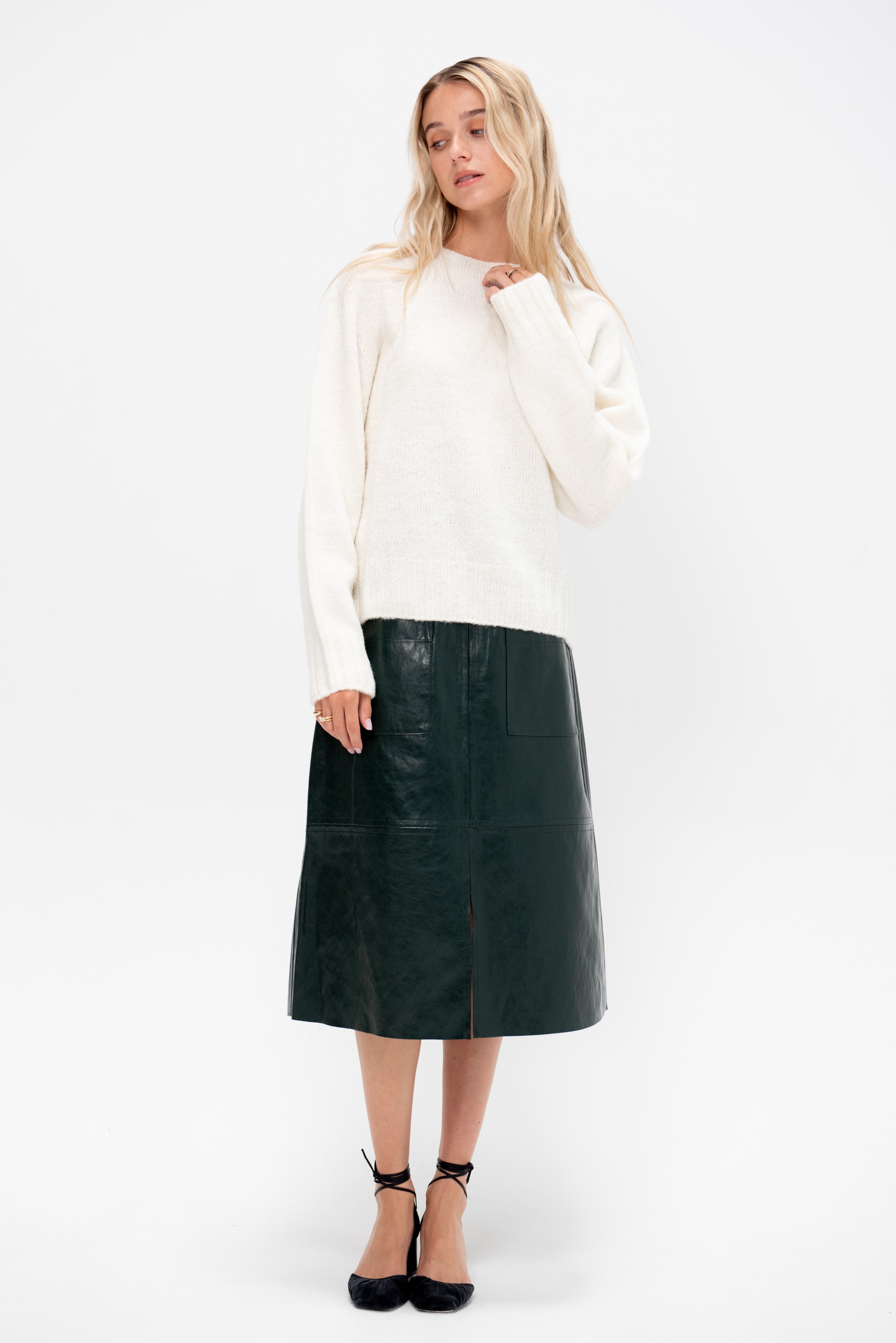 Alpaca Blend Wholegarment Knit