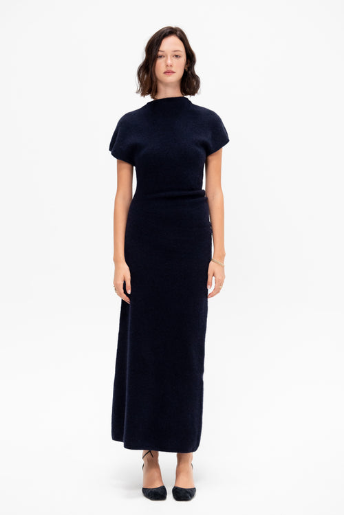 Abie Dress, Navy