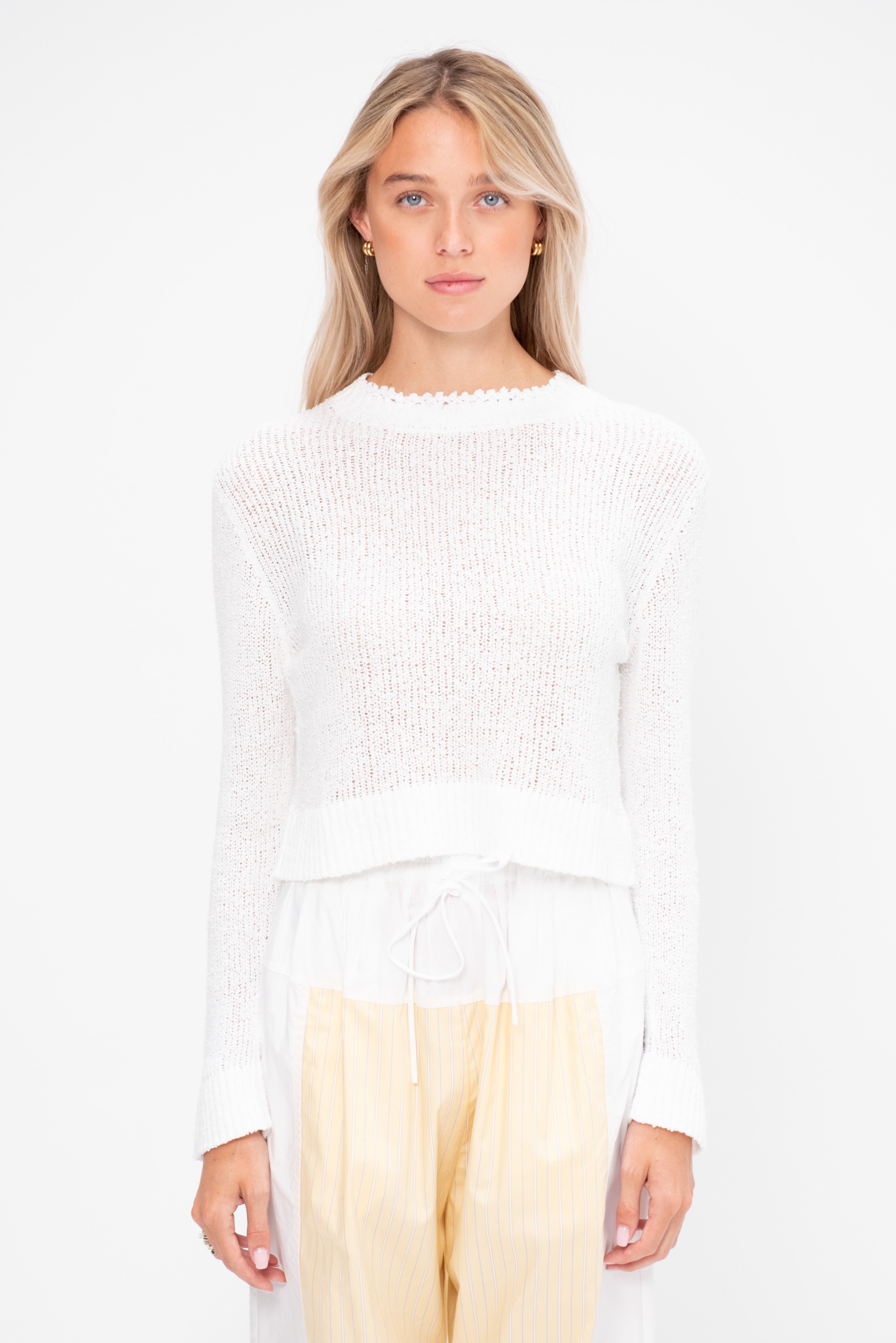 Barca Pullover, White