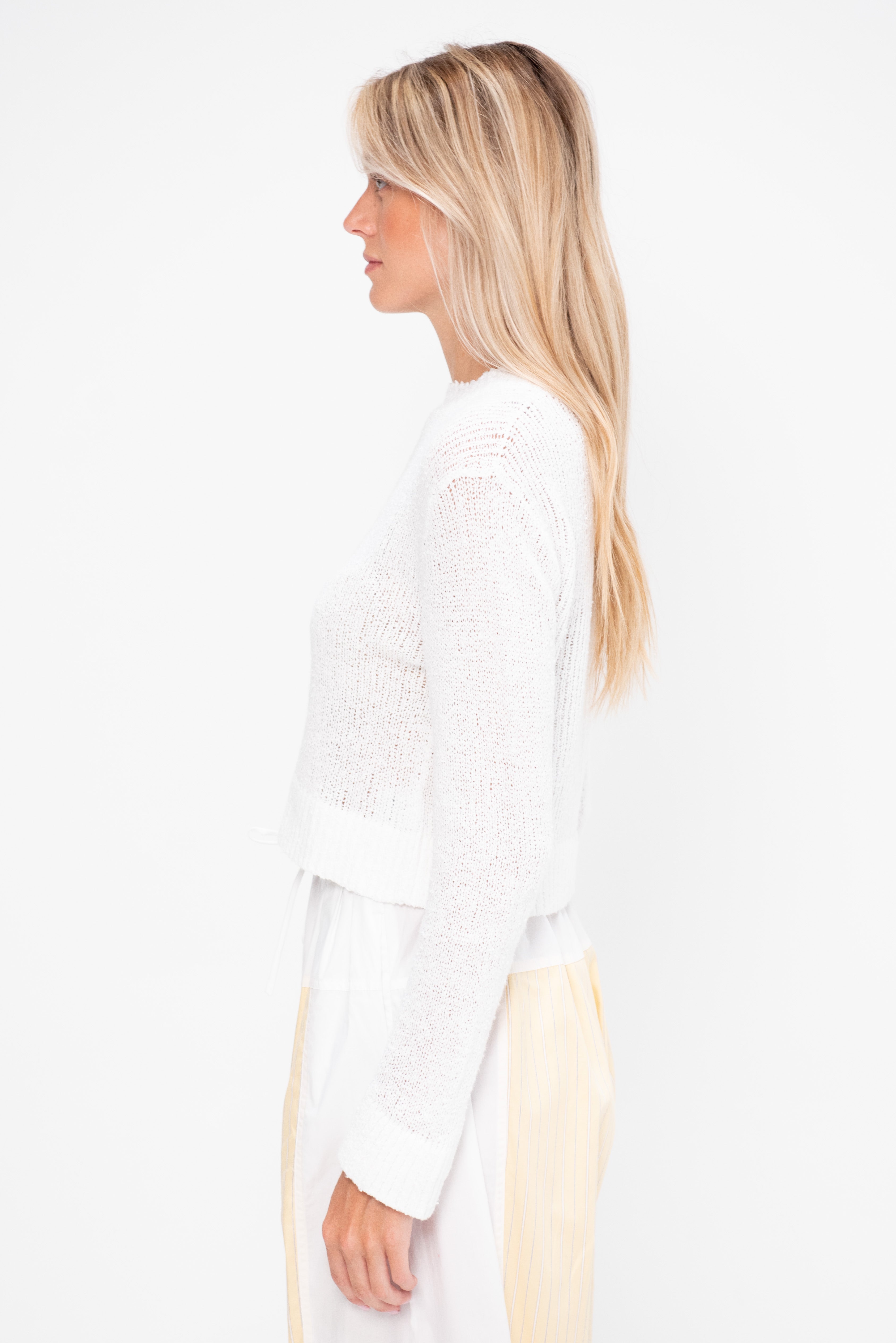 Barca Pullover, White