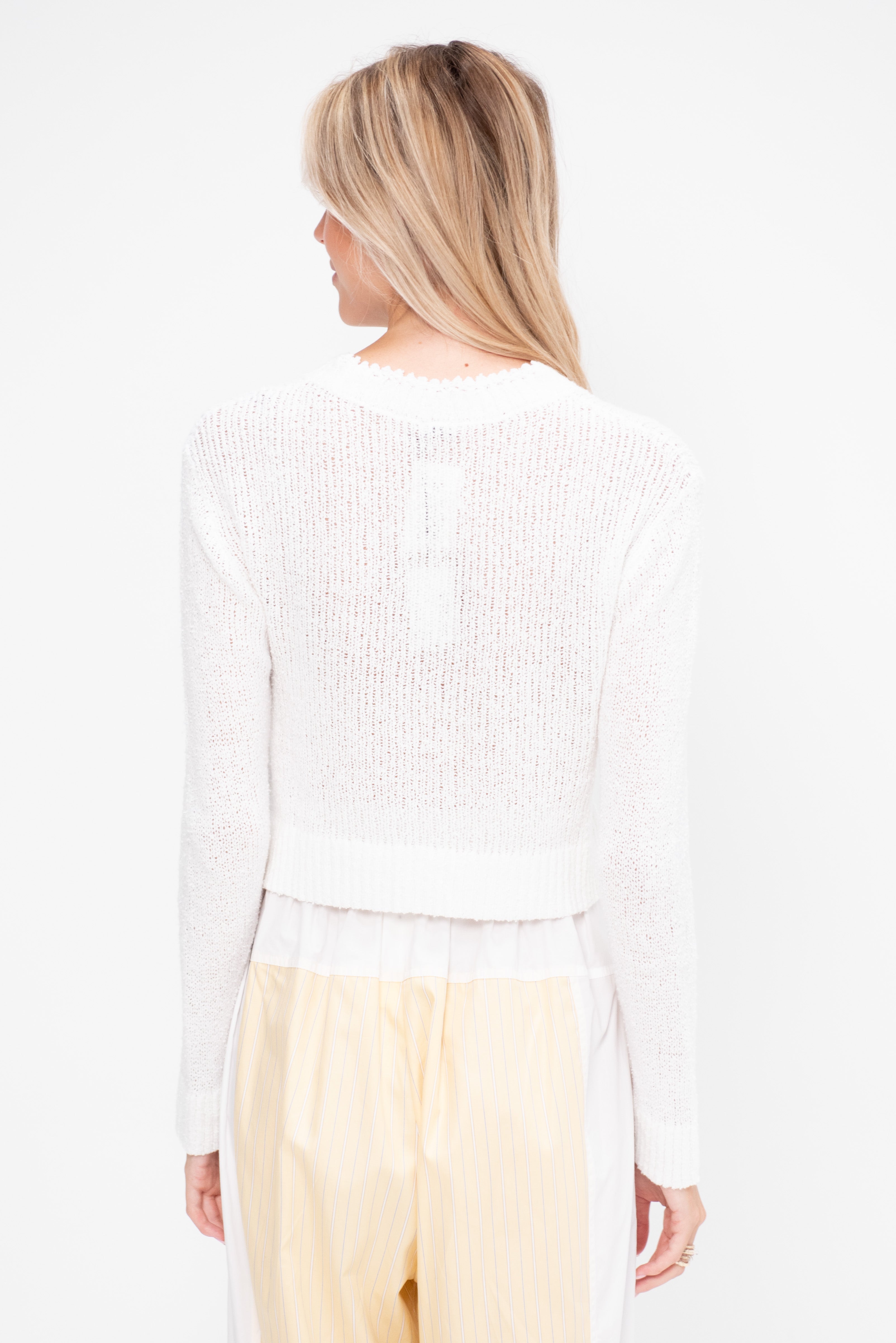 Barca Pullover, White