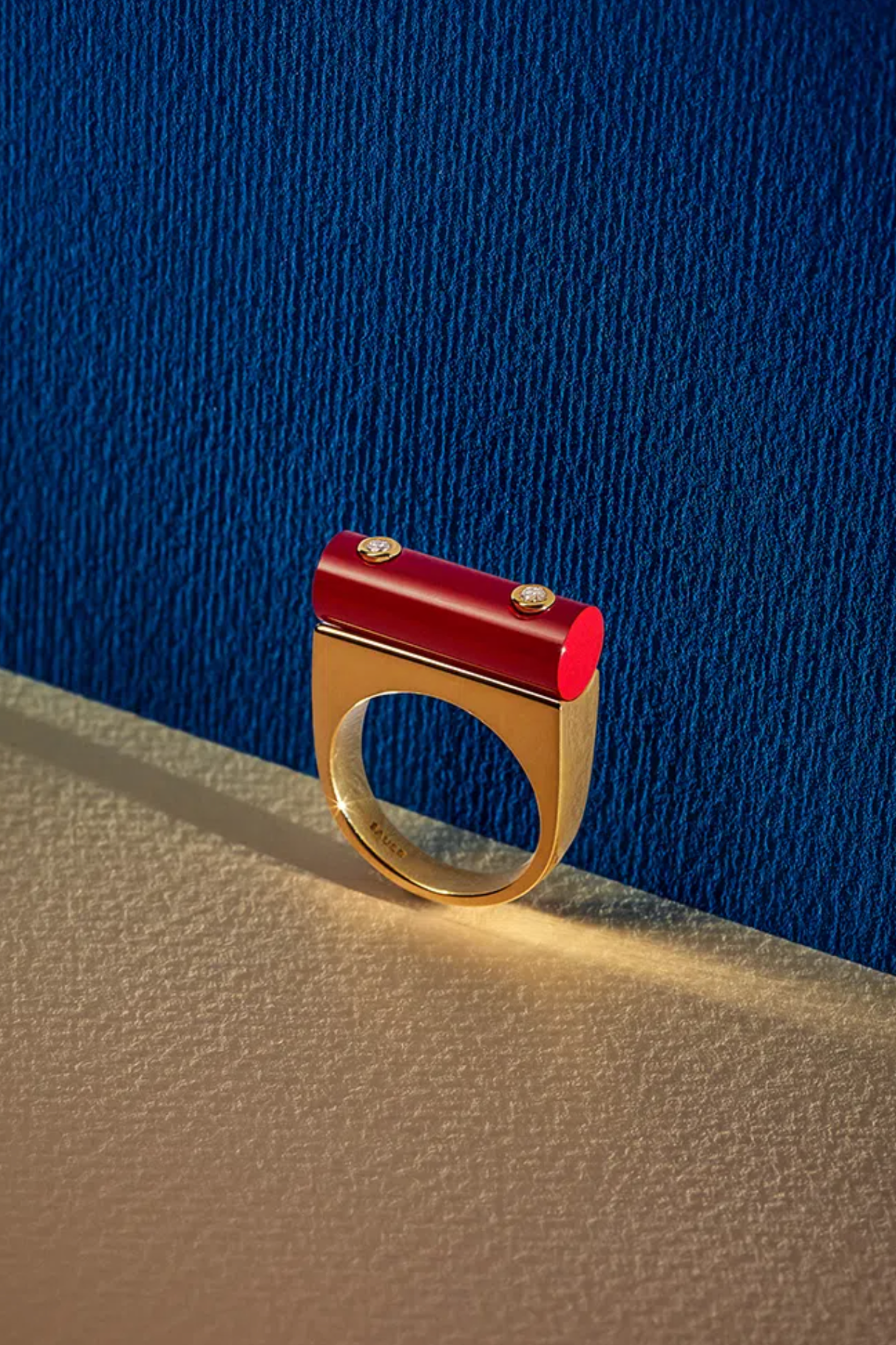 "O Touro" Ring, Jasper