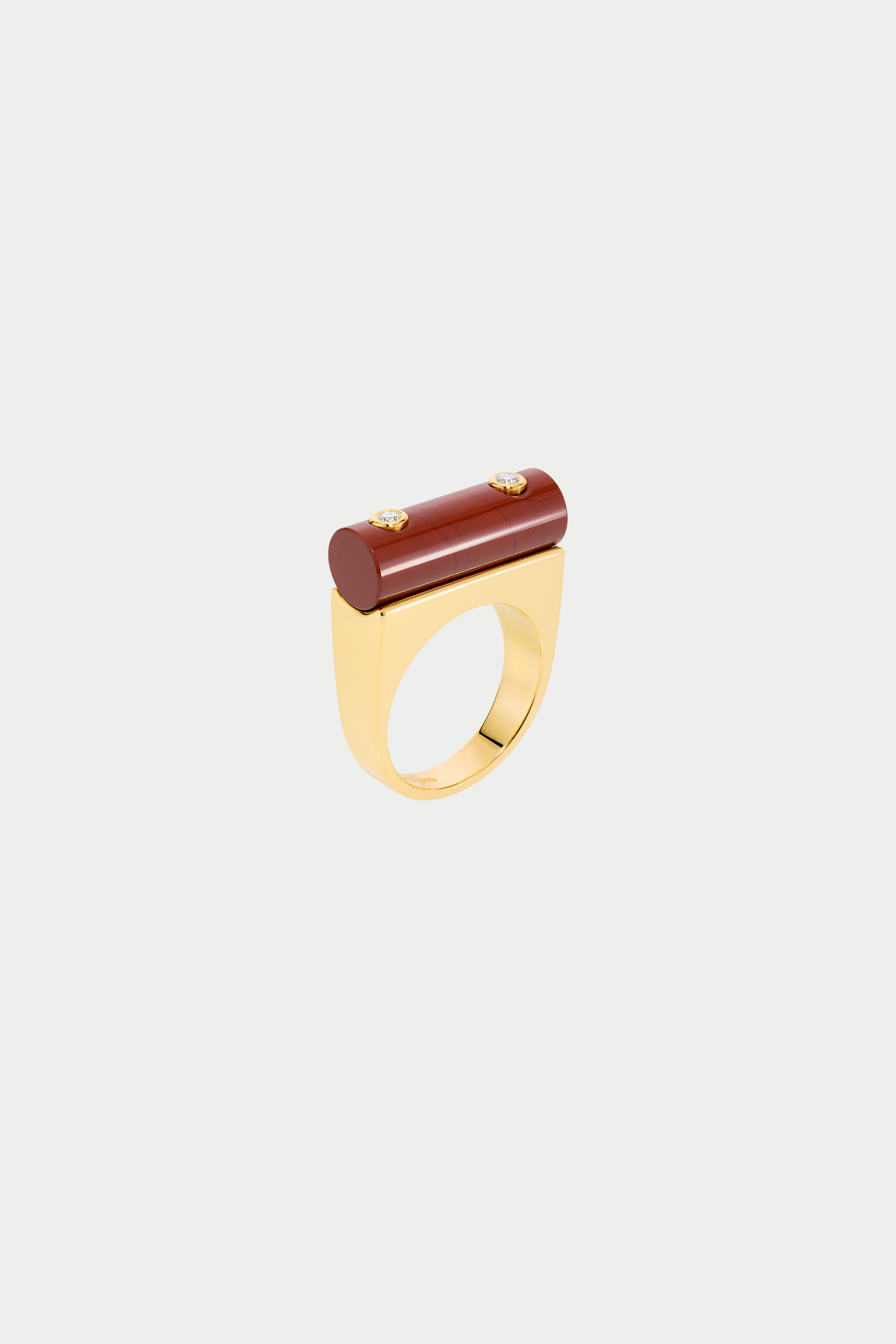 "O Touro" Ring, Jasper