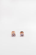 Amalfi Diamond Cut Studs, Rose De France